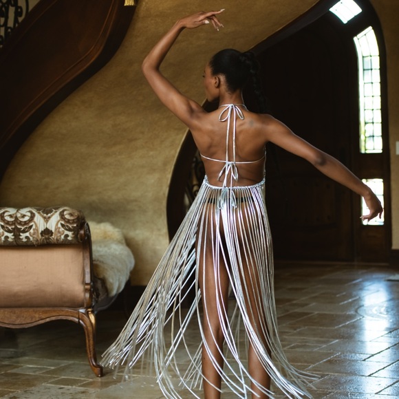 Handmade Macramé Rope Dress Festival - Picture 14 of 16